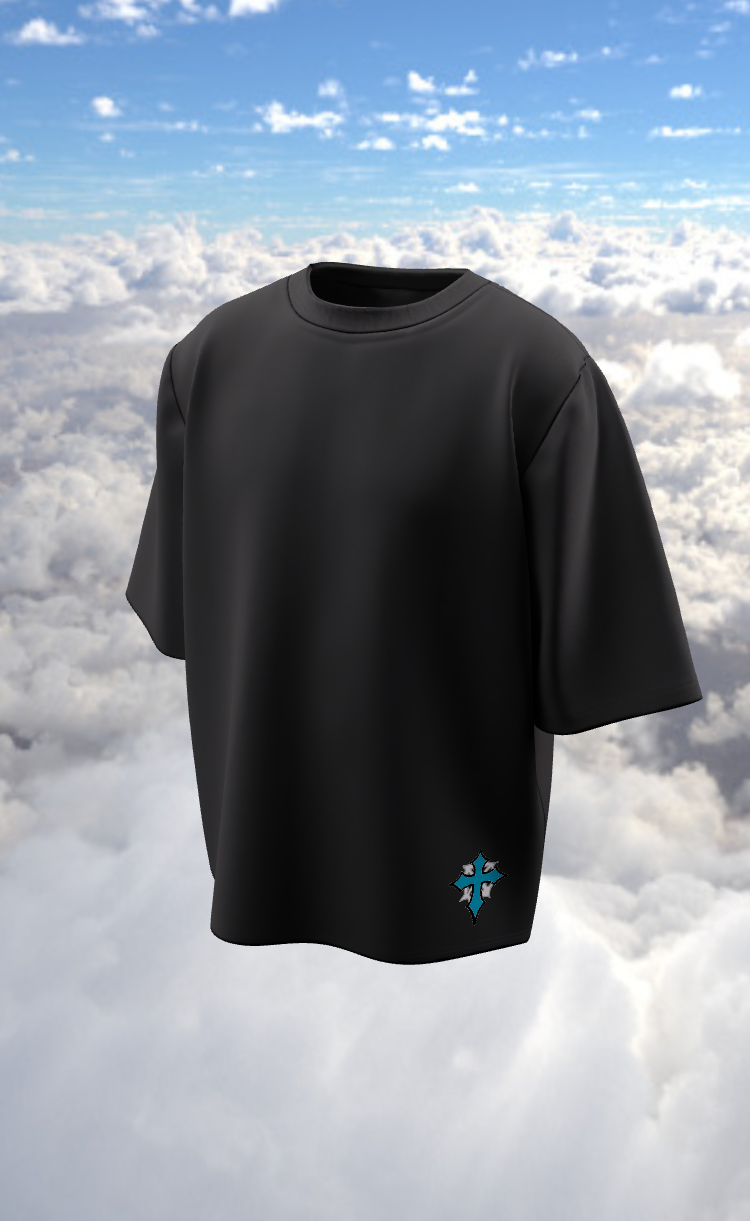 Graffiti Tee(Sky Blue)