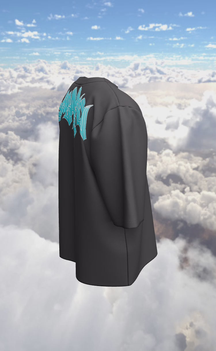 Graffiti Tee(Sky Blue)